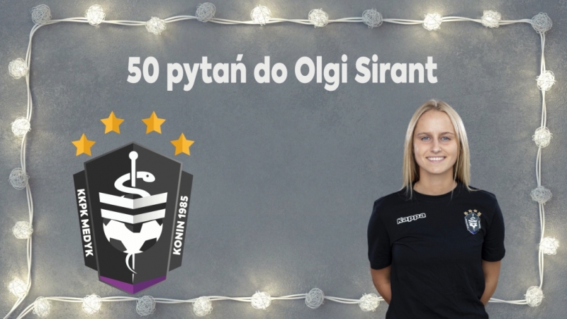 50 pytań do Olgi Sirant